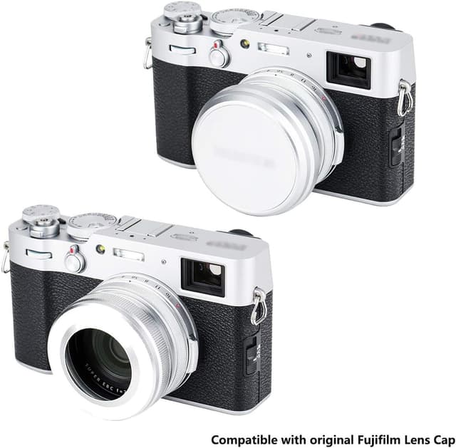 Thumbnail 1 de JJC Lens Hood with AR-X100 Adapter Ring for Fuji X100V 49mm