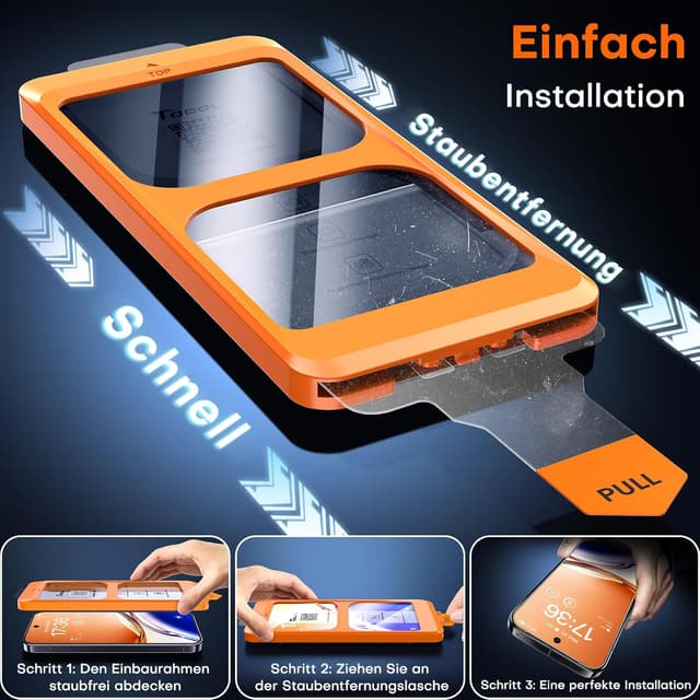 Detalle 2 de TOCOL Pixel 10 Panzerglas 6,3 Zoll