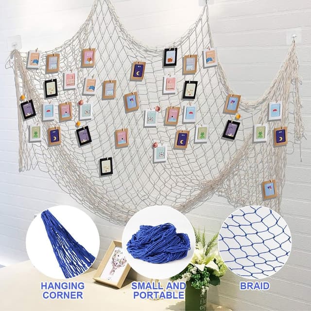 Detalle de Aolso Filet de pêche décoratif 2M