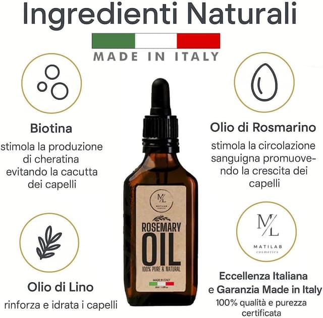 Thumbnail 6 de Olio di rosmarino capelli 100% vegetale