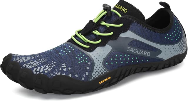 Detalle de SAGUARO Unisex Barfußschuhe Outdoor mit breiter Zehenbox und Zero-Drop Sohle (Gr. 36–48)
