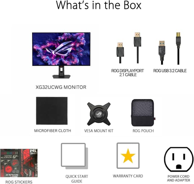 Thumbnail 6 de ASUS ROG Strix 32” 4K OLED Gaming Monitor (XG32UCWG) with Dual Mode (4K@165Hz, FHD@330Hz)