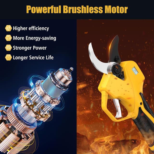 Detalle 2 de Tijeras De Podar Electricas 50 mm, motor 1000 W