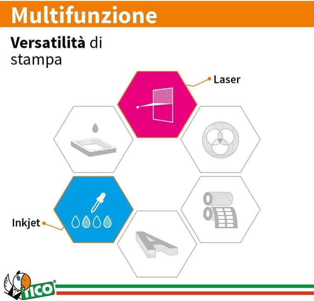 Detalle de Tico Italia LP4W-10572 etichette 105 x 72