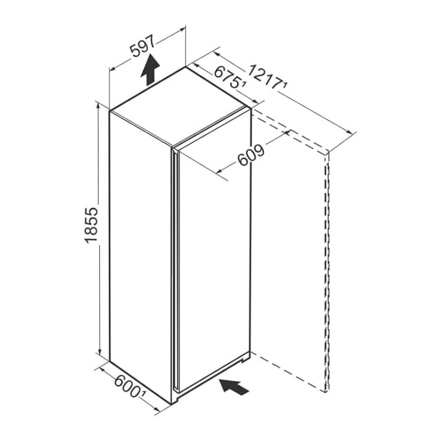 Detalle de Liebherr SRd 5220 con EasyFresh – frigorífico 1 puerta (reacondicionado Grado B)