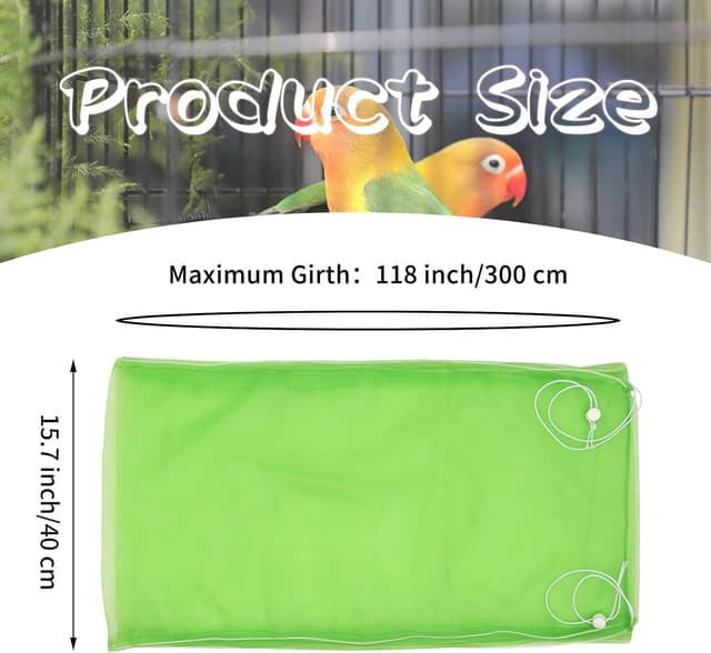 Thumbnail 2 de Mngren Extra groß Vogelkäfig-Abdeckung Netzverhinderer