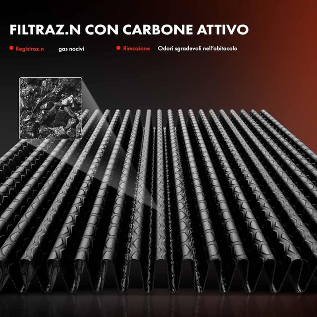 Thumbnail 6 de Frankberg Filtro aria cabina/abitacolo a carbone attivo compatibile Ducato 250, Jumper, Boxer e Bus/Van 2006-2025 (cod. 6479C9)