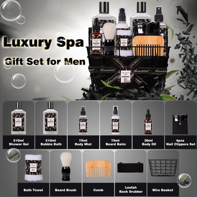 Thumbnail 1 de Charcoal Bath and Body Gift Set 10pcs