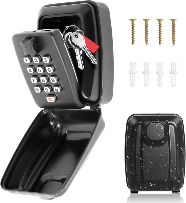 Imagen de Gekufa Key Safe Outdoor 12-Digit Lockbox en OfertitasTOP