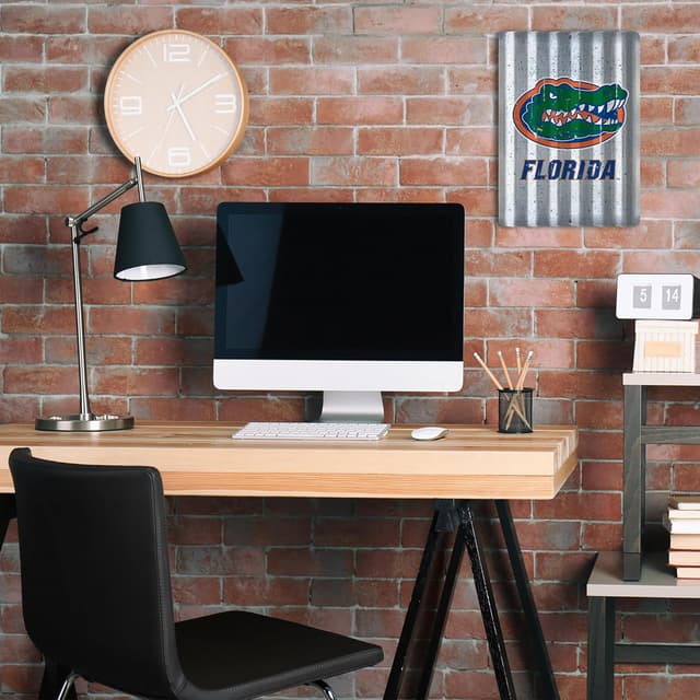 Detalle de Rico Industries NCAA 12" x 16" Tin Metal Roof Sign