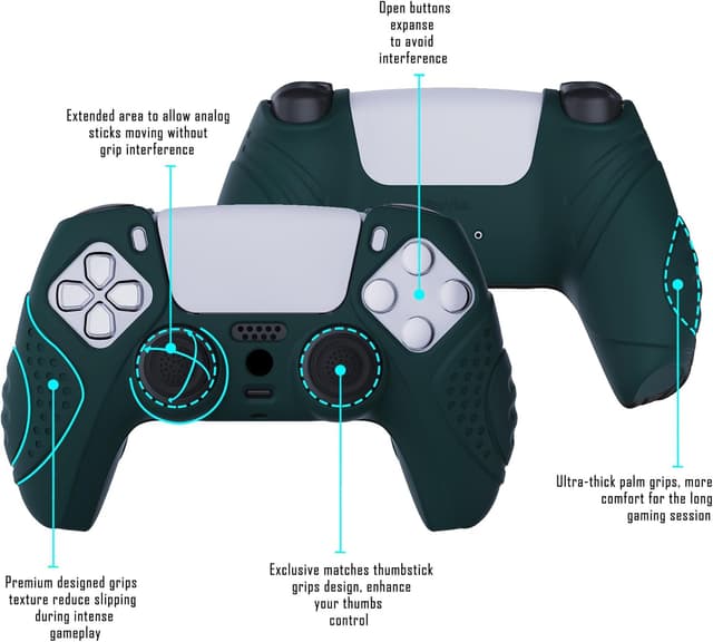Detalle 2 de eXtremeRate PS5 controller silicone case