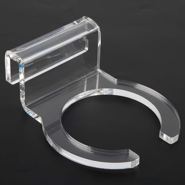 Detalle de Tiiyee 4 inch Aquarium Filter Sock Mount Bracket (Acrylic) for Pre-sump Felt Bags