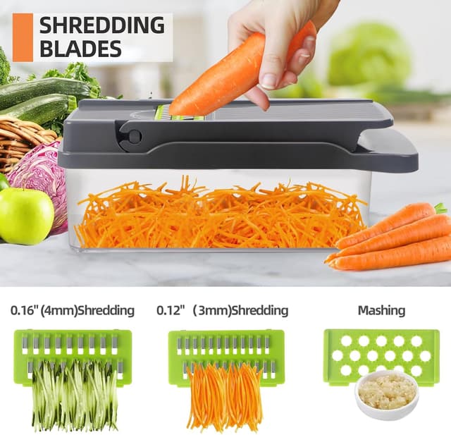 Thumbnail 1 de Veggie Vegetable Chopper Manual 1-piece 🥗