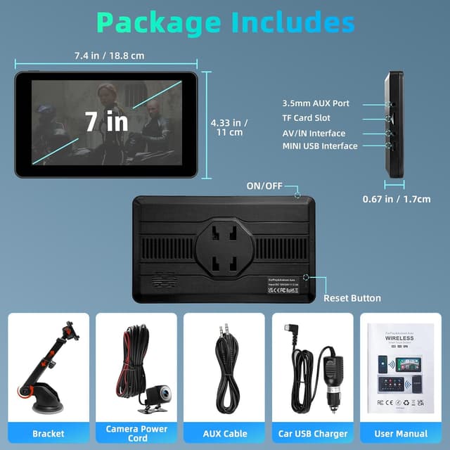 Thumbnail 6 de Apple CarPlay 7 Inch Screen