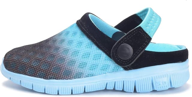 Detalle de Sabots et mules respirants pour fille/garçon en maille – chaussons d’été antidérapants pour jardin, plage et piscine