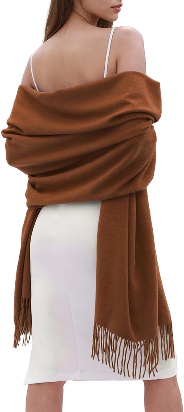 Thumbnail 6 de SWAT PANY Ladies Scarf Pashmina Shawls and Wraps for Women – Wedding Winter Scarf Gift