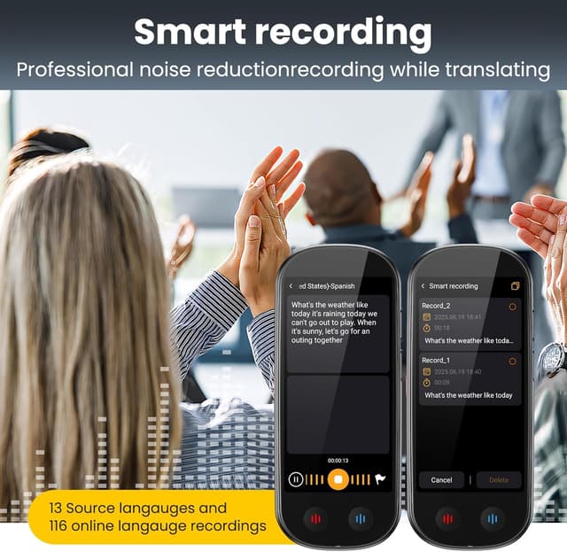 Thumbnail 5 de PEDNRJFT Language Translator Device AI offline translator