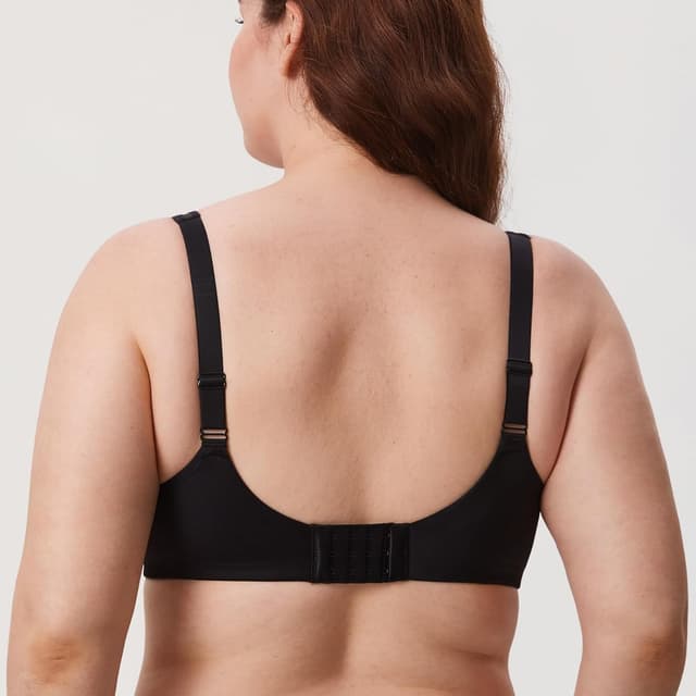 Detalle 2 de DELIMIRA Damen T-Shirt-BH mit Bügel, Vollschalen und U-Rücken-Design (große Größen)