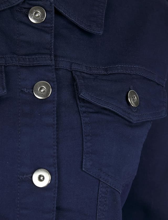 Detalle de Amara Reya Women’s Stretch Cotton Lightweight Casual Denim Summer Jacket