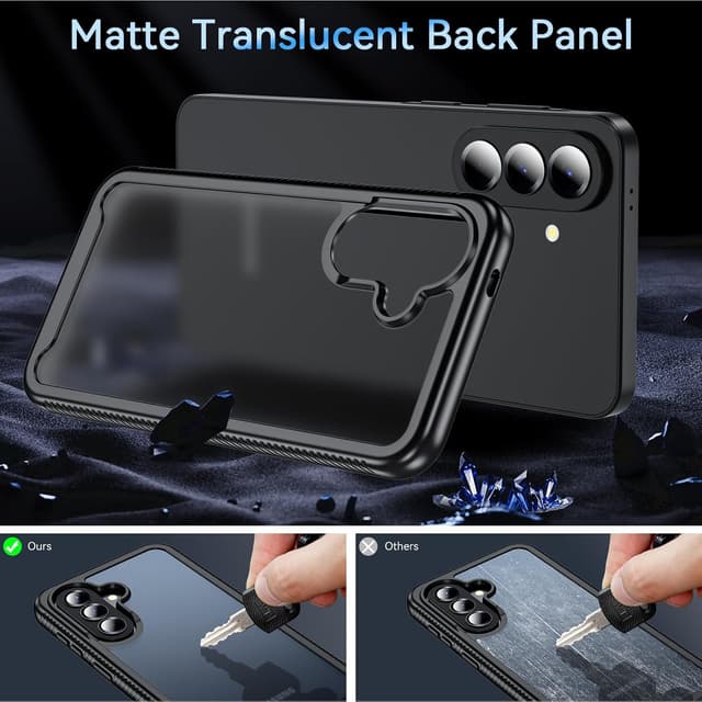 Thumbnail 5 de OWKEY Coque Galaxy A57 5G 360° TPU Noir