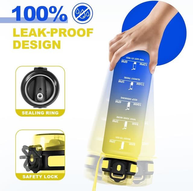 Detalle de JAPORIA Borraccia 1L con cannuccia