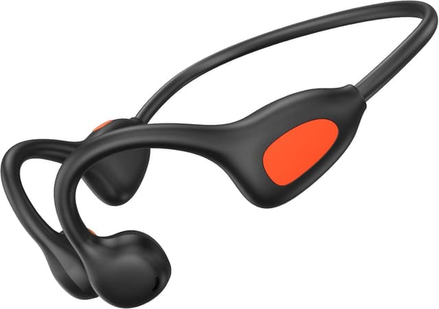 Detalle de Acjohtin Open Ear Bone Conduction Bluetooth 6.1 Headphones (IPX6, Black)
