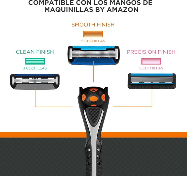 Thumbnail 5 de By Amazon Maquinilla de Afeitar Hombre 5H, 15 Recambios ✂