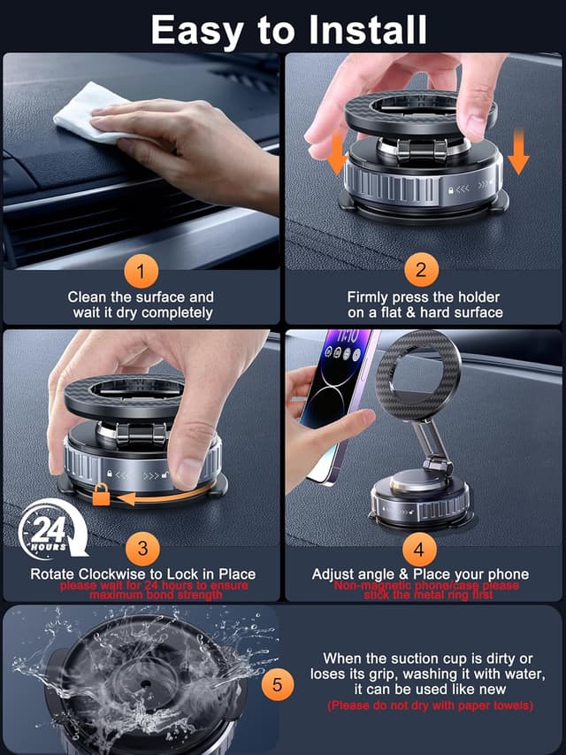 Thumbnail 6 de snanlen 2026 Car Phone Holder 108 lbs