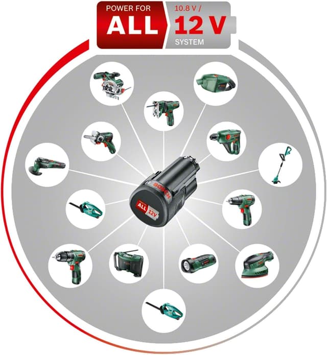 Detalle 2 de Bosch EasyDrill 1200 taladro 12 V, batería 2,0 Ah 🛠