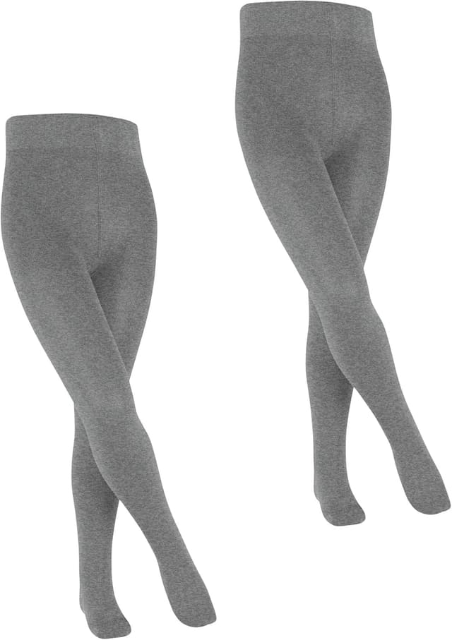 FALKE Unisex Kids Family 2-Pack Breathable Cotton Tights