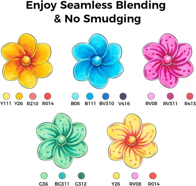 Thumbnail 3 de Ohuhu Pennarelli ad alcol 120 colori