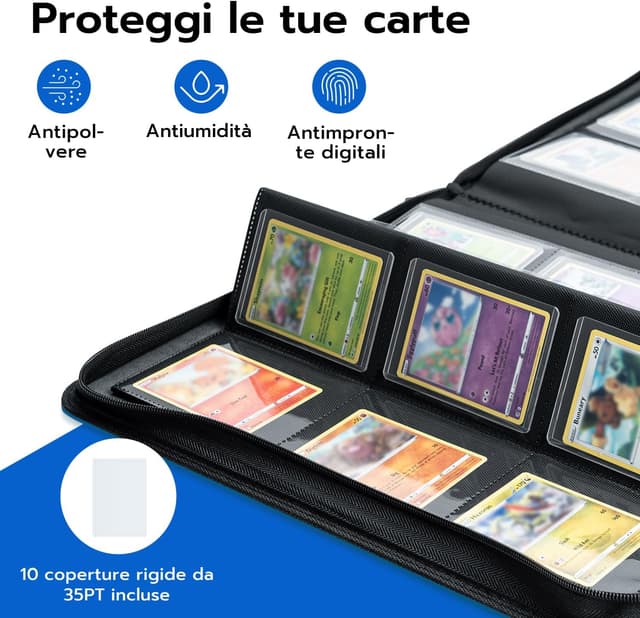 Thumbnail 1 de Tolesum Raccoglitore Carte 216 slot Blu