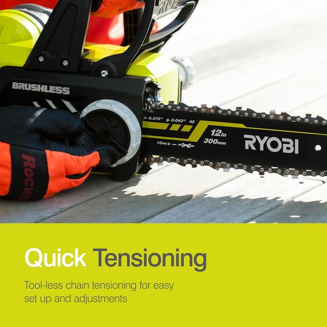 Thumbnail 6 de Ryobi OCS1830 cordless brushless chainsaw 18V