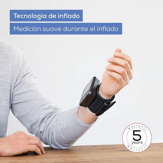 Detalle 2 de Beurer BC 54 Tensiómetro de muñeca con app y detección de arritmias 🩺
