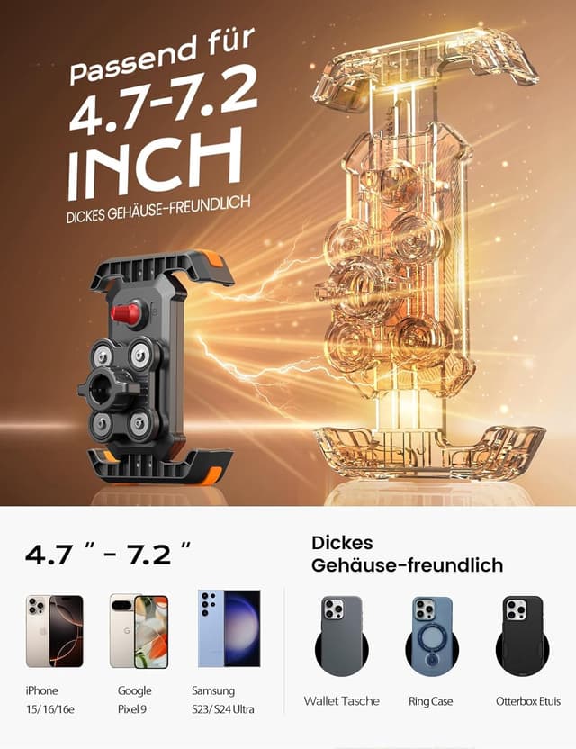 Thumbnail 4 de Handyhalterung 2025 Upgrade für Lenker