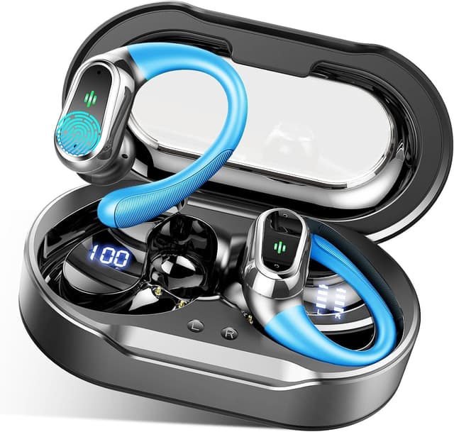 Thumbnail 6 de Wireless Earbuds Bluetooth 5.4 with 50H Playtime, 4 ENC Mics, IP7 Waterproof Sports Earhooks