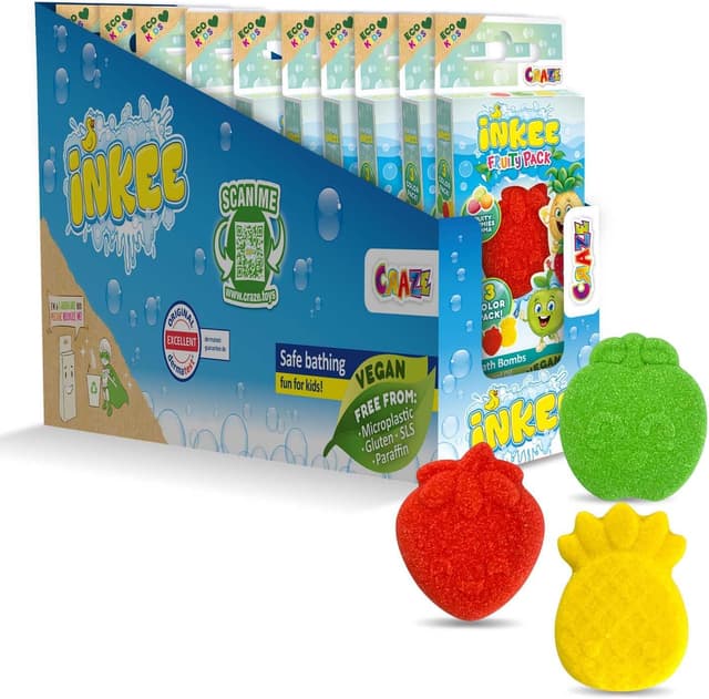Detalle de INKEE FRUITY PACK Bombes de bain 30x