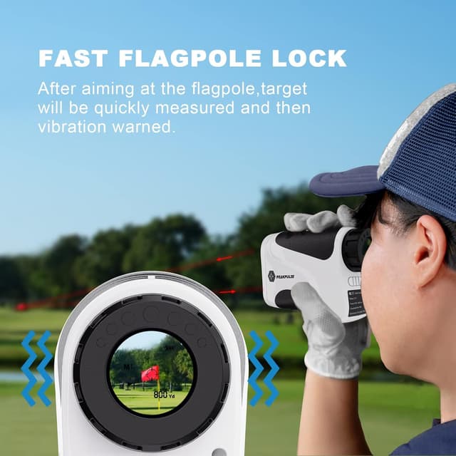 Detalle 2 de PeakPulse Golf Rangefinder 656 Yards (6x) with Flag-Lock and Vibration