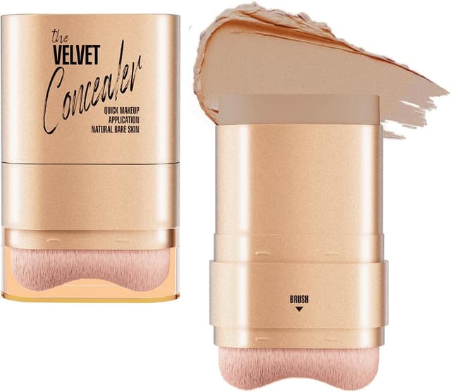 Detalle de Catlinez Correttore 2 in 1 con pennello: copre imperfezioni, occhiaie e pori dilatati (40 g)