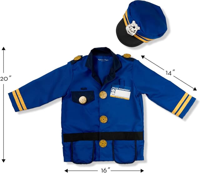 Detalle 2 de Melissa & Doug DĂ©guisement Policier 3+ đźŽ