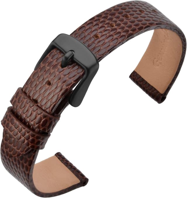 Imagen de ANNEFIT Uhrenband Leder Eidechsenprägung 10–20 mm en OfertitasTOP