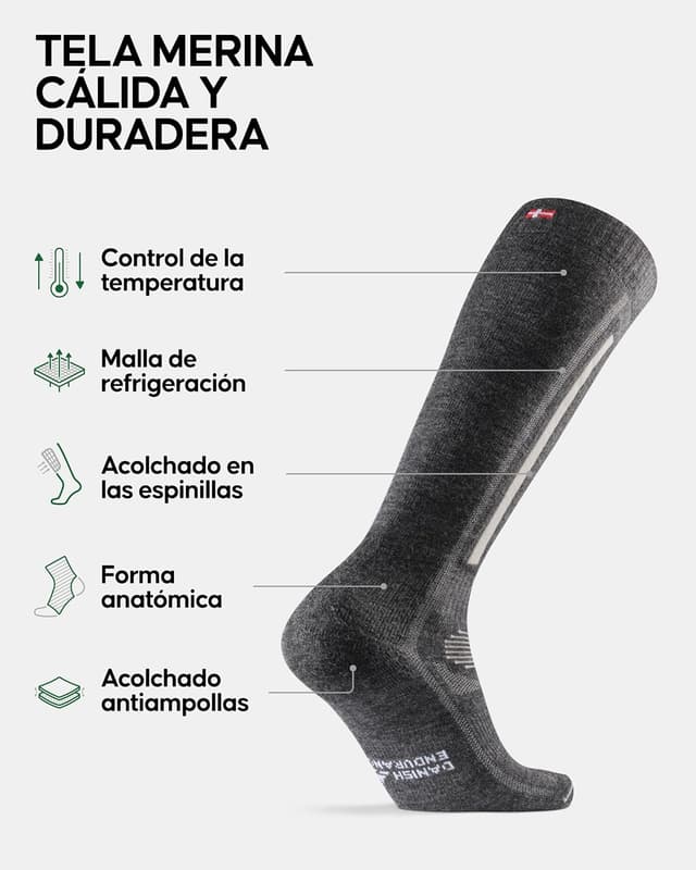 Thumbnail 1 de DANISH ENDURANCE Calcetines de Esquí Merino