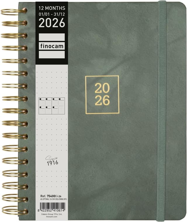 Thumbnail 1 de Finocam Agenda 2026 Semana Vista Horizontal