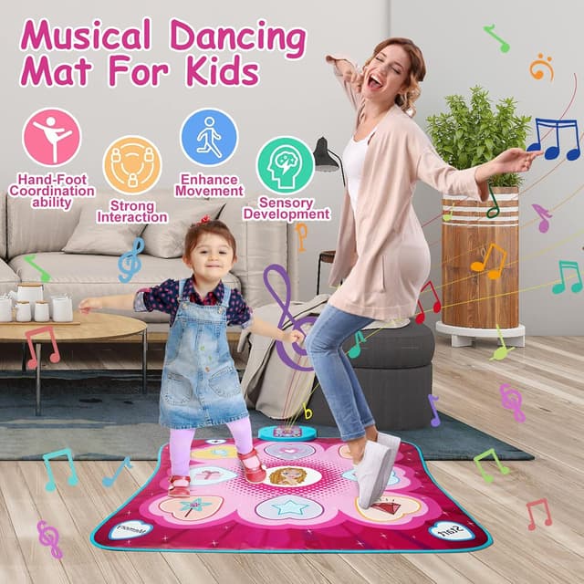 Thumbnail 4 de Dance Mat Toys Music Play Mat 5 Modes 3 Levels 3+