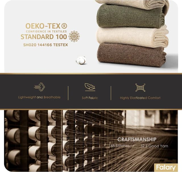 Detalle 2 de FALARY mens cotton socks, 12 pairs