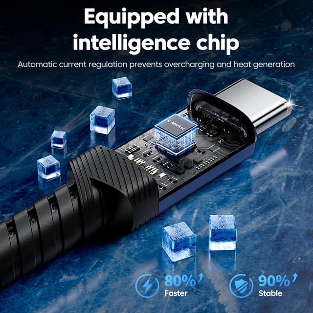 Thumbnail 5 de toocki Cable USB C a USB C 240W 3M