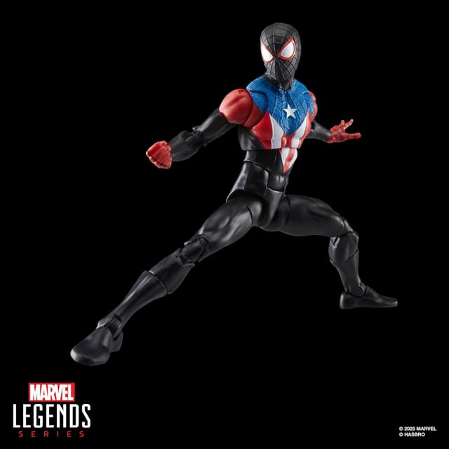 Detalle 2 de Marvel Legends Gamerverse Miles Morales im Boricua-Anzug – 15-cm Action-Figur mit Zubehör