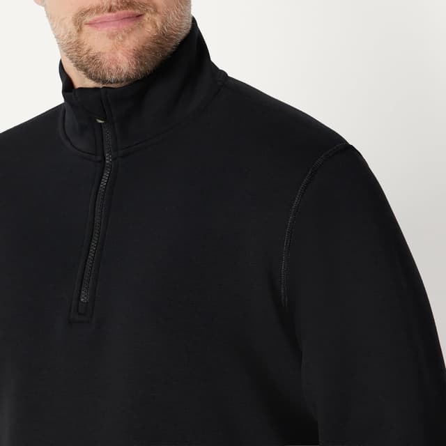 Detalle 2 de Amazon Essentials Men’s Active Sweat Relaxed-Fit Quarter Zip Pullover Sweatshirt