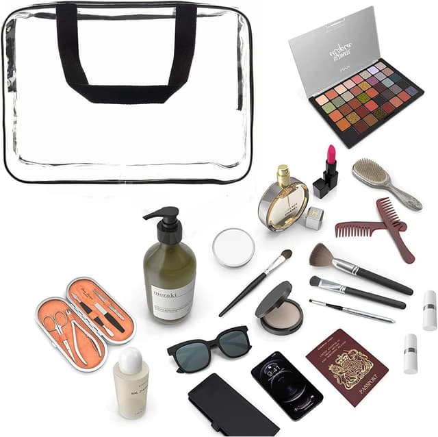 Thumbnail 4 de Clear Travel Toiletries Bags 4 Pack