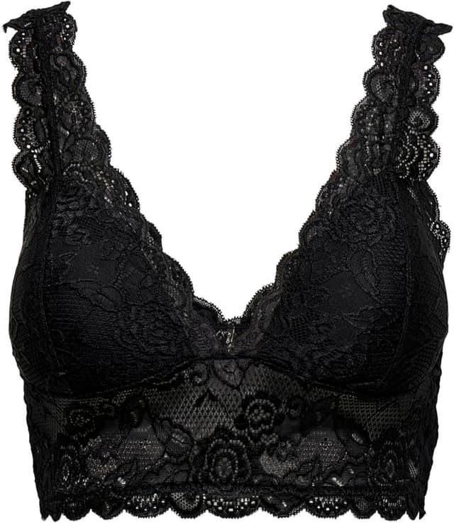 Detalle de Reggiseno Only Onlchloe Lace Bra con pizzo, coppe imbottite (confezione da 1)